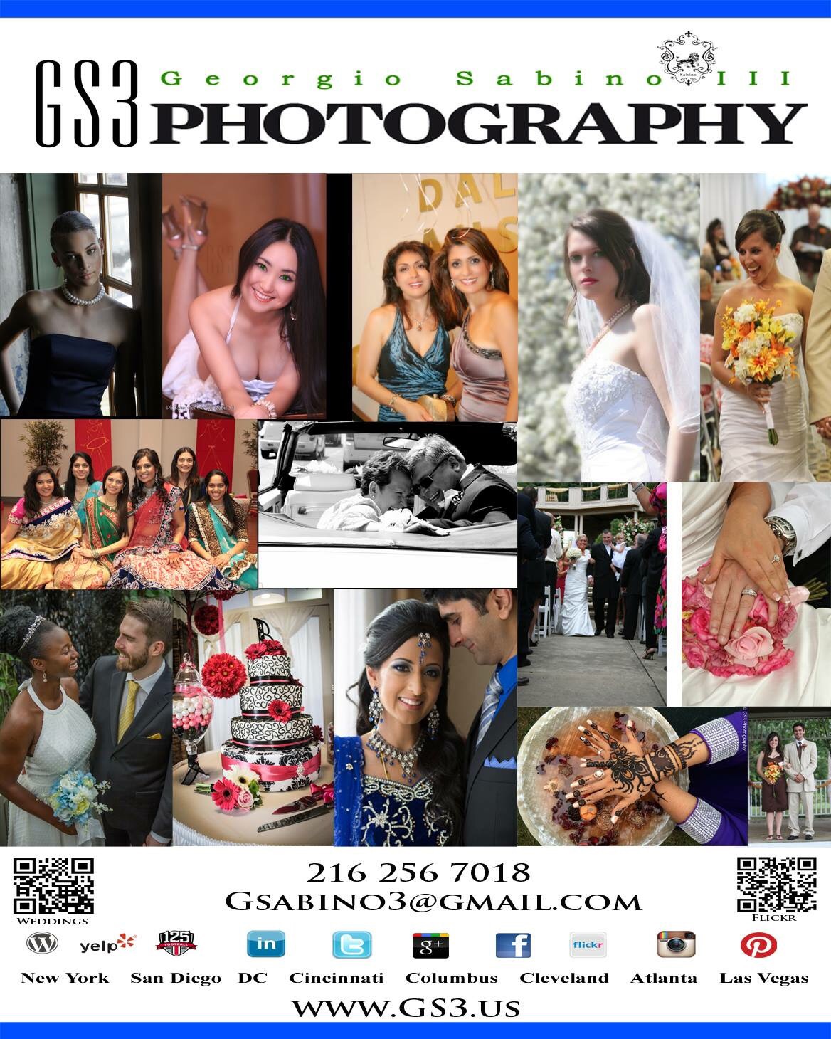 GS3 Wedding Photography is a multi-media design firm that individually designs personal sessions and packages for weddings, corporate, fashion and family photography, and other multi-media art for private and corporate collections. We do have (special rates) for small events, parties and even small wedding celebrations. Also special pricing applies to common 2 day or destination wedding events. @WorldWeddingPhotographer, @ColumbusOhioPhotographer, #eventsphotographer, #bridestory, #photographylovers, #GeorgioSabino,#GS3WeddingPhotographer; #GS3Photographer; #GS3Photography; #FineArtPhotography; #MastersPhotographer; #Bride; #Brides; #Engagements,